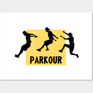 parkour Posters and Art